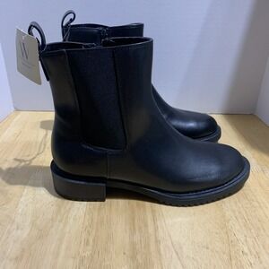 Worthington Franz Women Black Zip‎ Boots Size 7.5M Retail!! $75